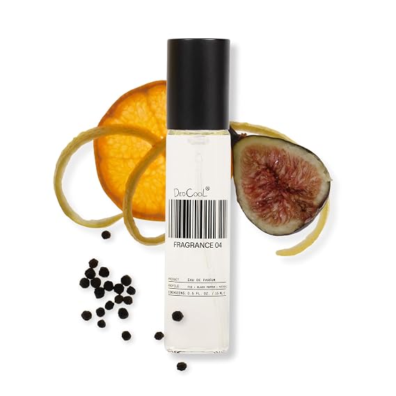 DedCool, Eau de Parfum, Fragrance 04, Travel Size Perfume, 15 mL | Fig, black pepper & patchouli notes, clean unisex scent, non-toxic & vegan