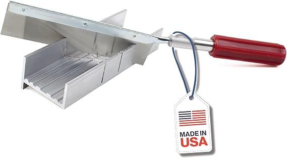 Excel Blades Mini Miter Box & Razor Saw Set, 6-Inch Aluminum