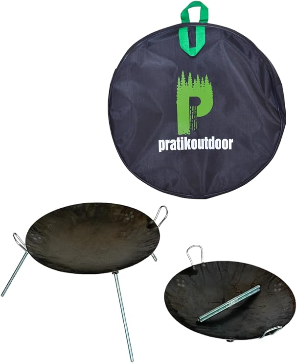 practicaloutdoor Plug Removable Sheet Pan Fire Bowl And Carrying Bag