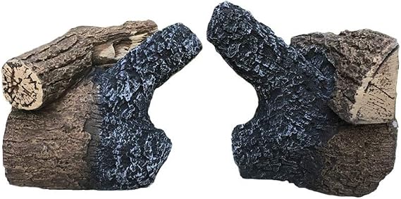 HHT QuadraFire Pellet Stove Log Set - for Castile & Santafe Pellet Stoves and Insert