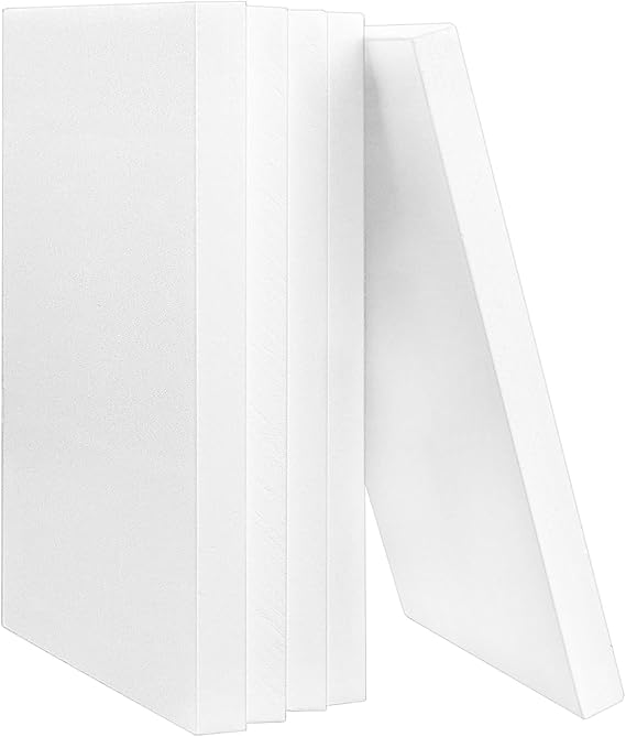 5 Pack Polystyrene Foam Boards High Density Craft Foam Sheets DIY Model Material xps Foam Board Rectangle Foamboard 30x20x2cm (White)