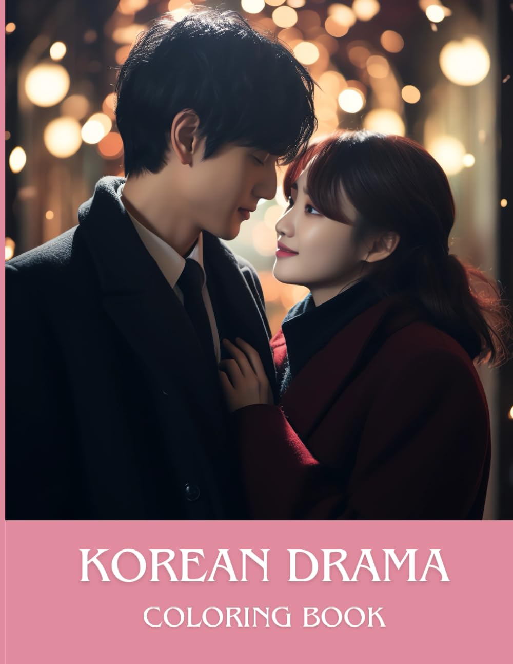 Korean Drama Romantic Comedy Coloring Book Featuring 25 Designs For Adults, Teenagers, K-drama fans, Kpop lovers, Korean Drama Gift, Hallyu Wave Paperback – Large Print, 18 Oct. 2023