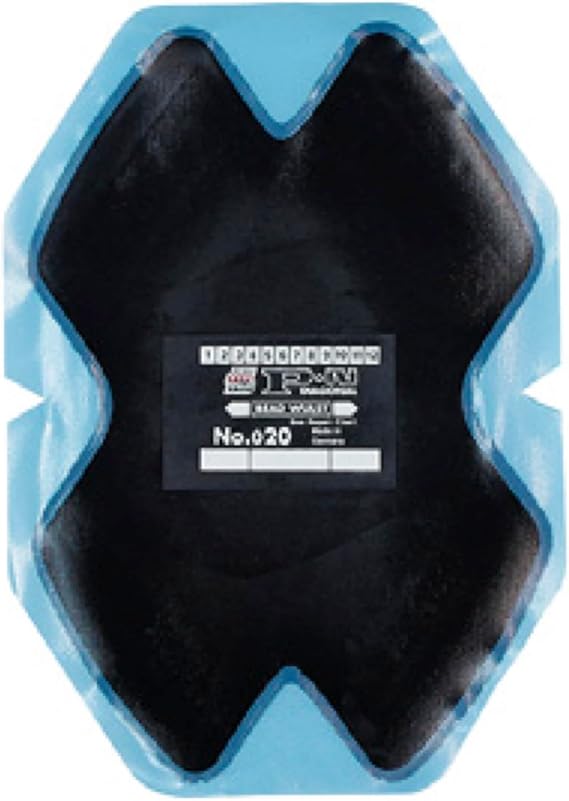 Rema Tip Top Premium PN-20 Tire Patch, 10 Units of 10 inch 4 Ply Vulcanizing Bias Tire Patches for Rear Agricultural Farm Bias Tires with Fully Integrated Blue Bonding Layer