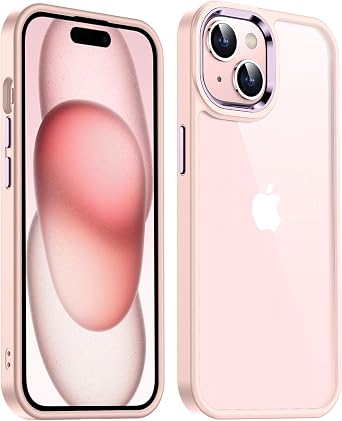 Designed for iPhone 15 Case Clear,[Anti-Yellowing][Military-Grade Drop Protection] Slim Thin Shockproof Protective Cover Phone Case for iPhone 15 Case 6.1"