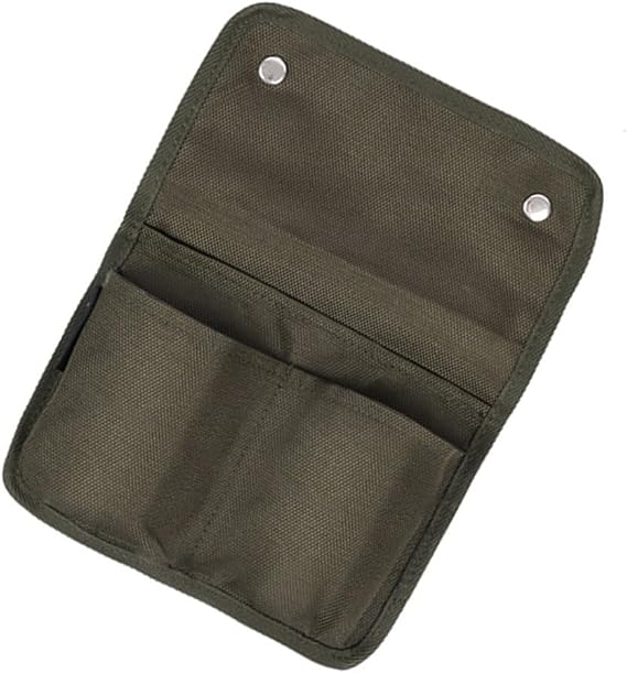 Camping Chair Armrest Side Storage Bag, 1200D Oxford Hanging Pouch With Buckle Straps, Double Layer Organizer For Phone Tools Snacks(green)