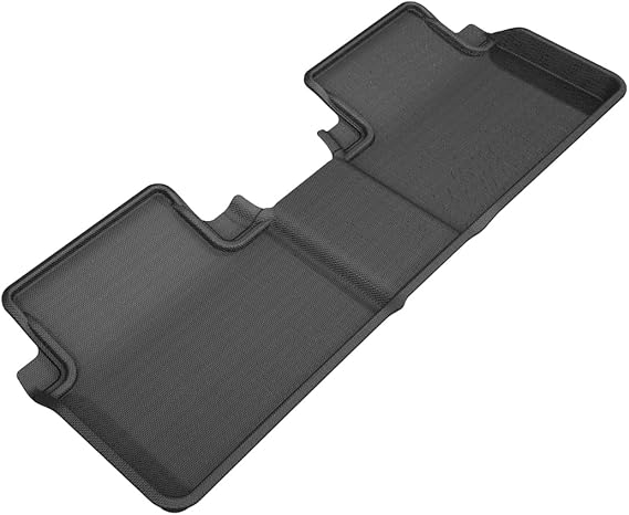 3D MAXpider BMW I3 2014-2019 All-Weather Car Floor Mats Liners, Kagu Series (2nd Row, Black) (L1BM09421509)