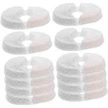 12pcs Filters Pet Fountain Replacement Filter Triple Filtration System for Pet Water Fountain Sponge for Cats