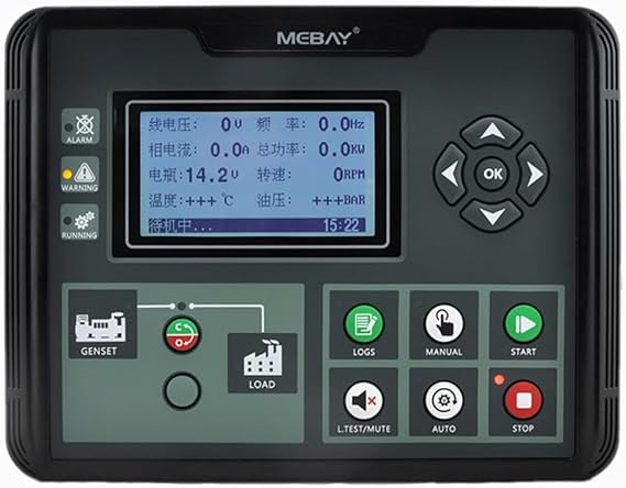 Original for Mebay DC50DR MK3 Generator Controller Diesel Genset Panel