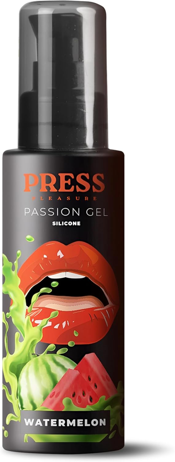 Silicone Based Watermelon Lubricant - Long-Lasting & Non-Edible Adult Lube - Travel Friendly 100ml