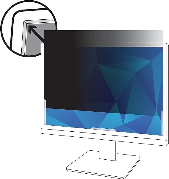 3M Frameless Blackout Privacy Filter for 22" Widescreen Flat Panel Monitor, 16:10 Aspect Ratio