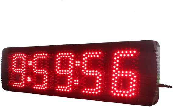 AZOOU 5inch LED Race Timing Clock Timer