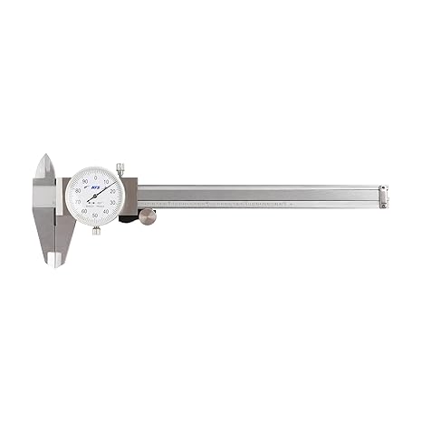 HFS(R) 0-6" Imperial Calipers; 4 Way Dial Caliper 0.001" Shock Proof New; Plastic Case