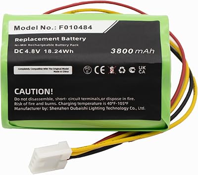 Replacement Battery for Kangaroo ePump Enteral Feeding Pump 1041411 F010484 382400 B11404 4.8 V 3800 mah