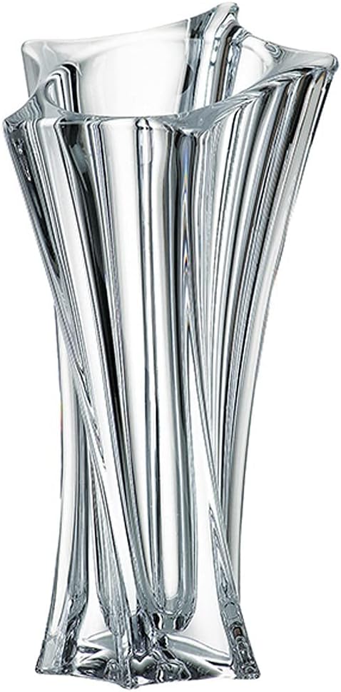 Glass Vase for Flowers Flower Vase Decor, Crystal Vase Glassstyle Light Luxury Simple Living Room Artificial Decorative Vase Ornaments Art Deco Transparent Vase Decoration (OneColor C1)