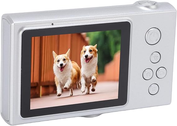 Digital Camera for Teens, 50MP 1080P HD Autofocus Multi Digital Zoom Mirrorless Video Camera Compact Travel Camera with 2.4 Inch Screen for Travel Party Graduation Wedding