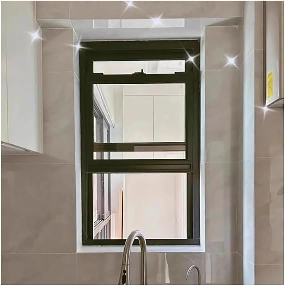 Lower Ventilation Style Serving Window,Open Basement Vertical Slider Window,Hover Anytime Replacement Concession Stand Window(30x70cm)