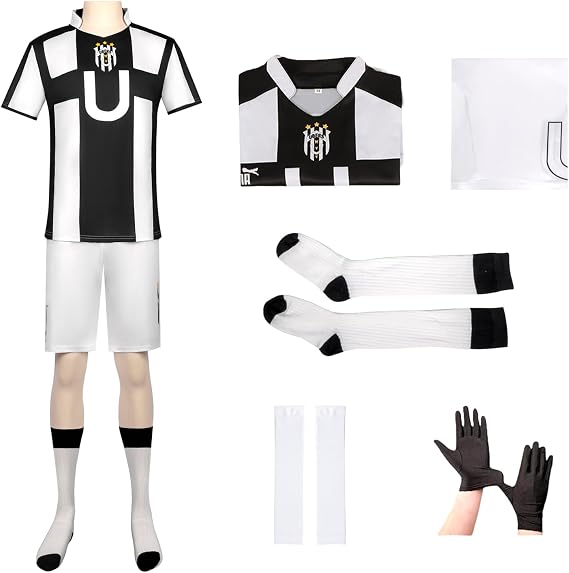 AwwwCos Cosplay Costume Jersey Shirt Shorts Sportswear Outfit for Halloween Party