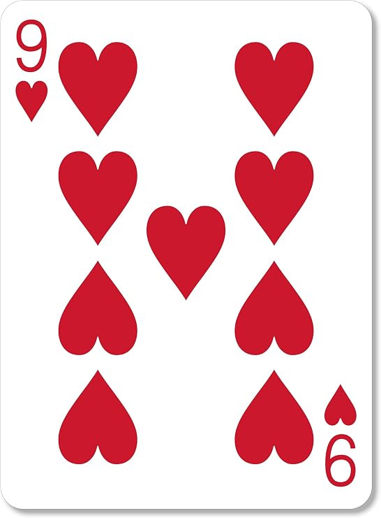 Bicycle Playing Card Force Deck Blue Back (Hearts, Queen)