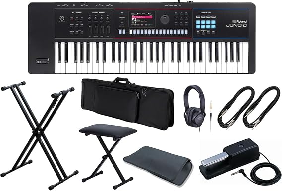 Exclusive carrying case for carrying on your backpack. Roland / JUNO-D6 Start Set! Velocity Compatible 61 Key Synthesizer JUNO-D