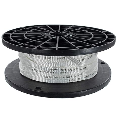 West Coast Paracord -Woven Polyester Cable Pulling Tape Multiple Widths Used for Wire and Cable Work (1/2 inch, 500 feet)