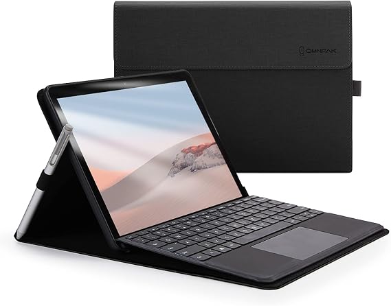 Omnpak Case for Surface Go 4/Go 3/Go 2/Go, Stylus Holder, Multiple Angle