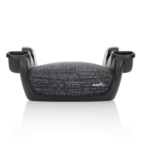 Evenflo GoTime No Back Booster Car Seat (Static Black)