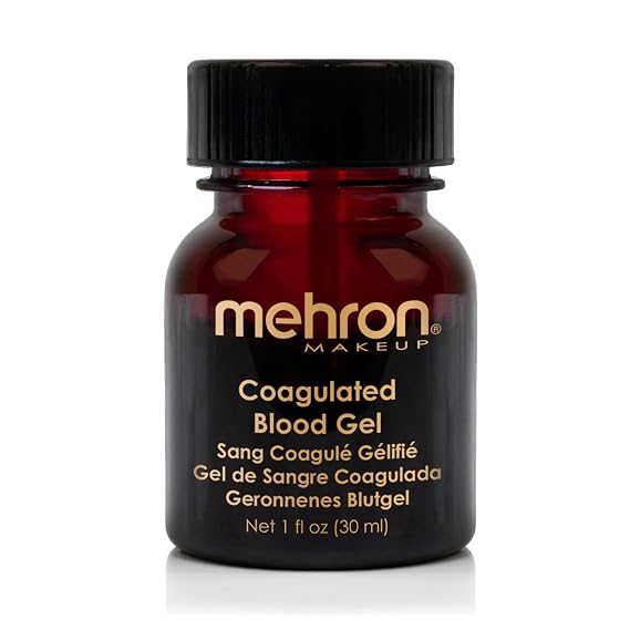 Mehron Makeup Coagulated Blood - 1 Fl oz, Fake Scab Blood Makeup