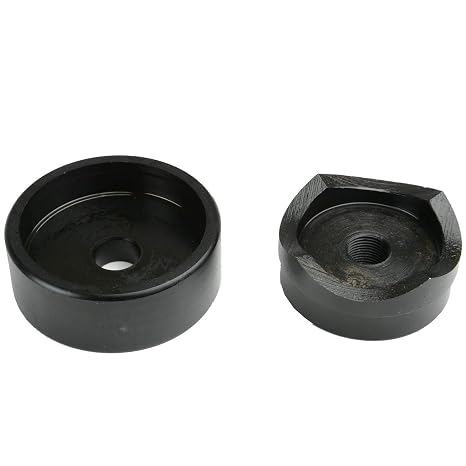 TEMCo THA039 2-1/2" Conduit Punch and Die for Metric Hydraulic Knock Out Driver M20x1.5mm Thread
