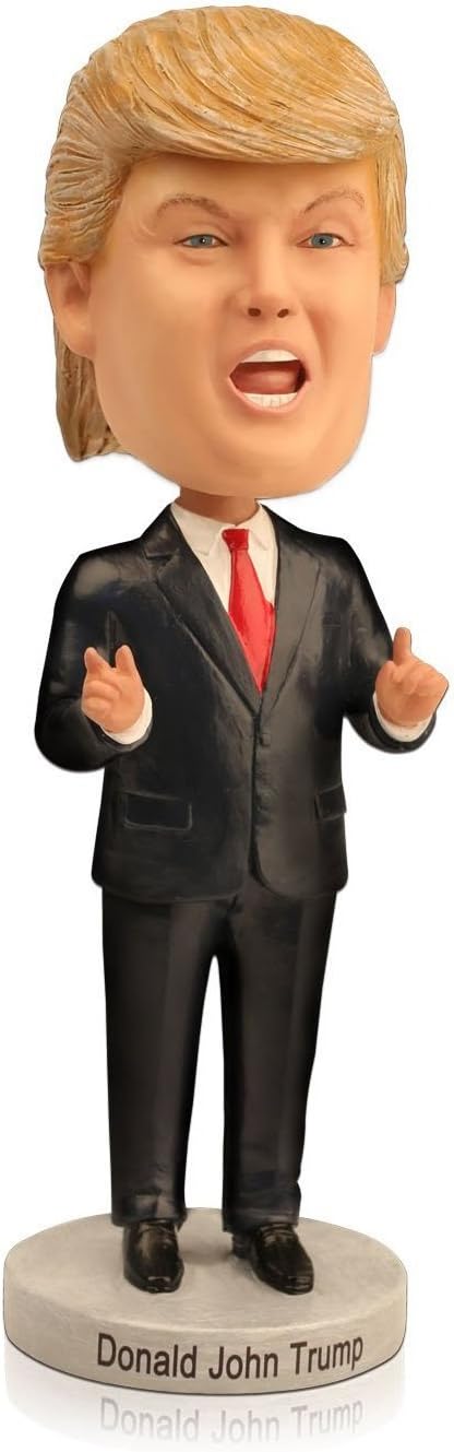 OZUKO Donald Trump Bobblehead, Toy Action Figure of Our President for Car Dashboard, Small-sized, Black
