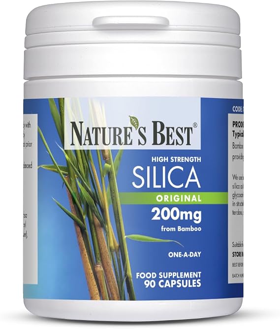 Nature's Best Silica 200mg, 90 Vegan Capsules (3 Months' Supply)