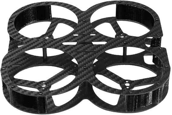 X115 115mm Wheelbase Quadcopter Carbon Fiber FPV Frame Kit 2.5inch Propellers For FPV RC Racing Drone Use(Red)