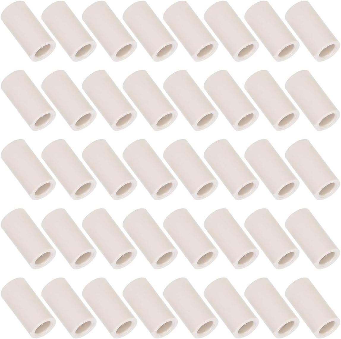 Billiard Cue Stick Ferrules40PCS Fiber Pool Cue Ferrules Tubes Replacement Parts Billiard Accessories Snooker Pool Repair Parts Cue Tips Cue Sticks & Accessories