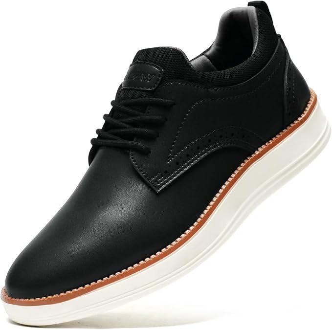 Men's Dress Sneakers Oxfords Shoes Business Wingtip Casual Walking Brogue Shoes