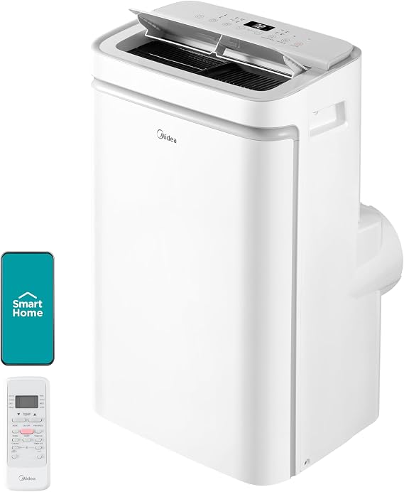Midea 12,000 BTU ASHRAE Inverter Portable Air Conditioner, 2026 NEW