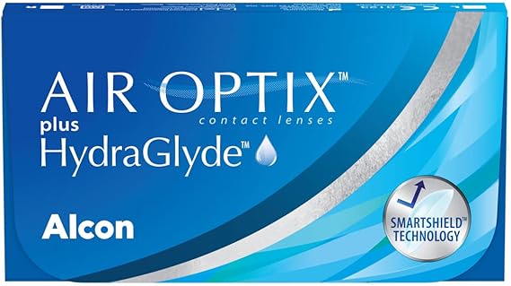 Air Optix plus HydraGlyde monthly contact lenses soft 6 pieces BC 8.6 mm / DIA 14.2 mm / -1.5 diopters
