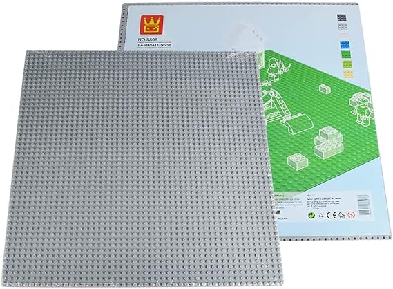 Classic Baseplates 16"x16" Building Board Base Plates for Girls Boys, 50 x 50 Hole Construction Toys Accessories Bases Compatible with Major Brands