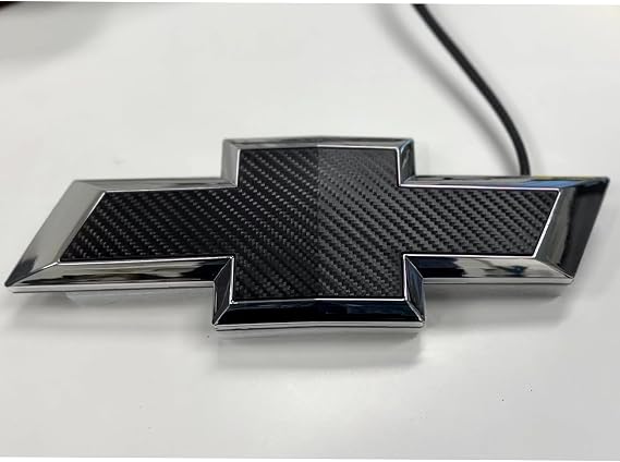 2014-2015 Chevy Silverado Grille Emblem - Carbon Decal Finish.