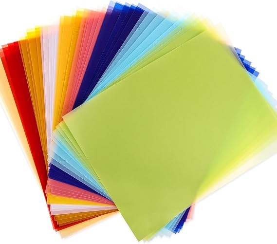 Cridoz 9-Color Transparent Vellum Paper - 8.5 x 11, Translucent Tracing Paper for Printing & Drawing