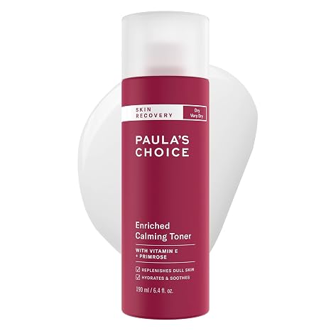 Paula's Choice Skin Recovery Calming Toner for Sensitive Skin, 6.4 Fl Oz | Soothing Toner with Hyaluronic Acid, Vitamin E & Primrose, Hydrates & Replenishes Dry, Sensitive Skin, Fragrance-Free