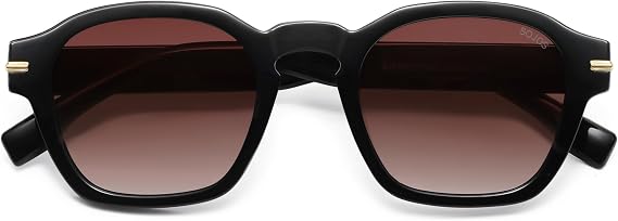 SOJOS Retro Square Polarized Sunglasses Men Trendy Womens SJ2382
