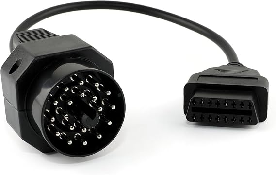FOXWELL OBD2 Female to 20pin Extension Convert Adapter OBD1 to OBDII Cable -16pin to 20pin Cable (11 Inch)