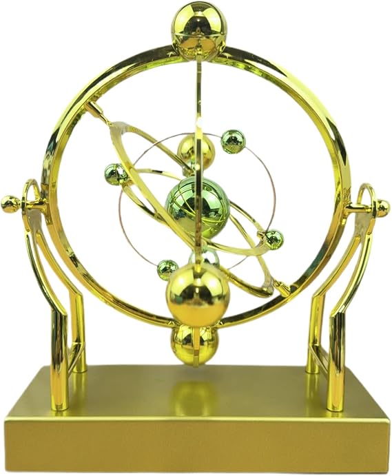 Perpetual Motion Toy | Celestial Perpetual Motion Machine Desk Decor - Physics Mechanics Science Gadgets Educational Art Craft Home Decor for Adults Kids Bedroom Bedside