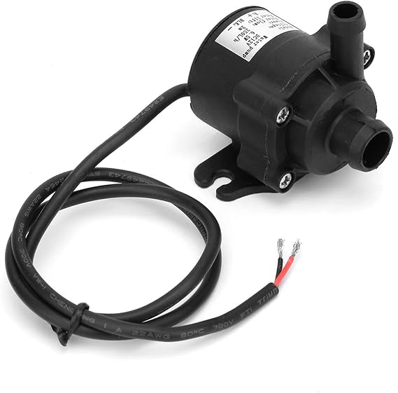 Jectse DC 12V Submersible,350L/h Portable Mini Ultra Quiet Circulation Immersible Pump, Pond Aquarium Fish Fountain Powerful