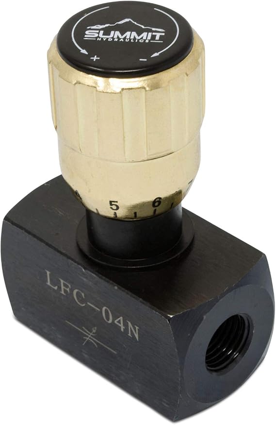 Summit Hydraulics Hydraulic Flow Control Needle Valve, 1/4 NPT Ports