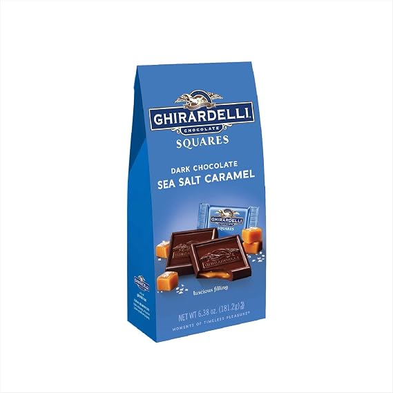Ghirardelli Ghirardelli Chocolate Dark & Sea Salt Caramel Square, 6.38 oz