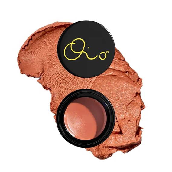 Oio Melting Blush Sunlit Multi-Purpose Eye & Cheek Color Face Blush Creamy, Nourishing Tint with Natural Flower Waxes & Botanicals Vitamin C & Cork Oat Extract, Vegan & Fragrance-Free, 10g