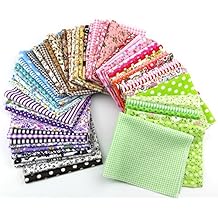 Fabric Patchwork Craft Material Mixed Squares Bundle 2025cm 15pcs