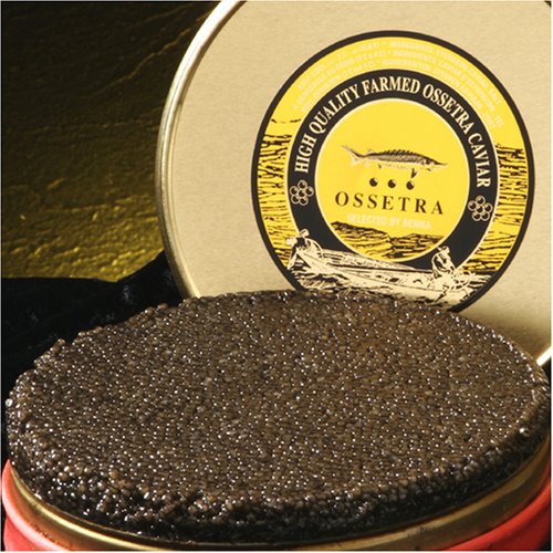 Russian Ossetra Crown Farmed Caviar, 1-Ounce Jar