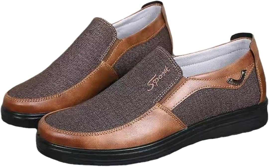 Mens Loafers Casual Slip On Shoes Breathable Comfort Lightweight Walking Shoes Non Slip Men's Shoes