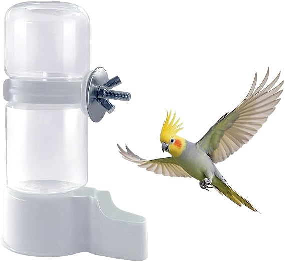 Pet Bird Automatic Water Dispenser,Bird Cage Hanging Drinking Device,Automatic Parrot Water Feeder,Budgies, Birds, Love Birds, Canary Drinking Fountains